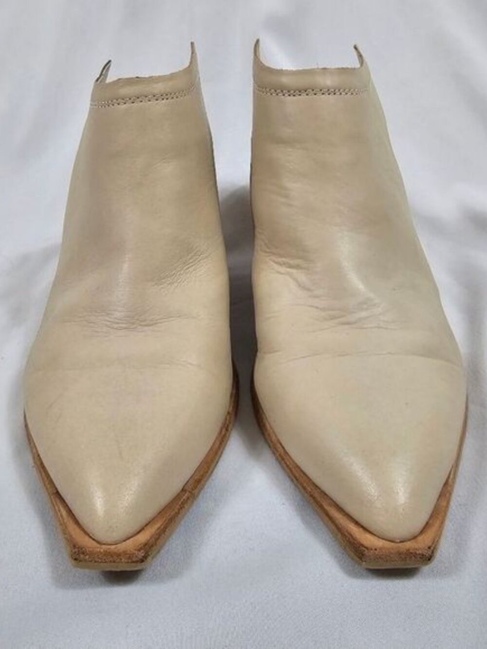 Dolce Vita Block Heel Mule In Cream - Size 11 - Picture 2 of 13